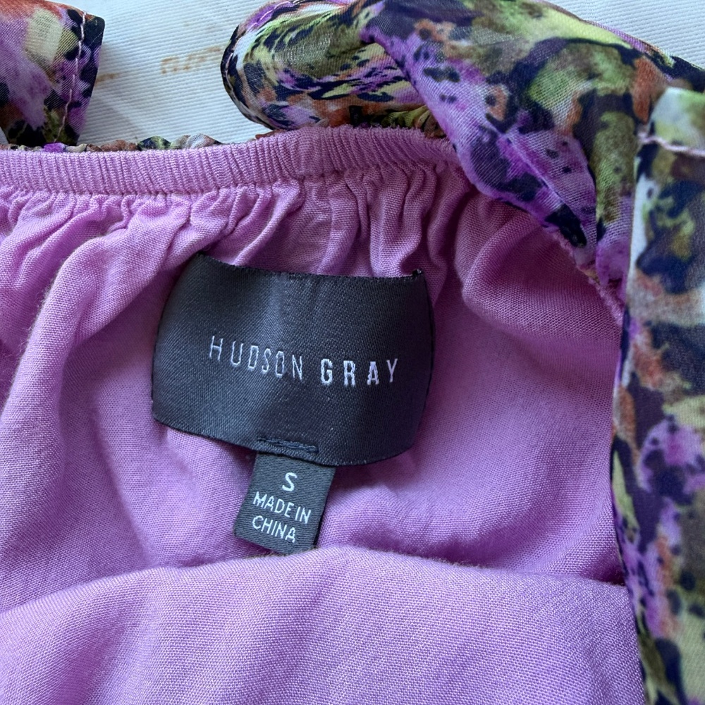 Hudson Gray Summer‎ Mini Dress | Size S | Purple | Casual Lightweight Dress - Picture 8 of 8
